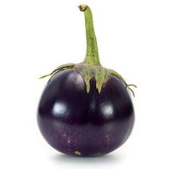 F1 Hybrid Round Brinjal 25 Seeds